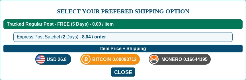 Illustration of Shipping Method Selection